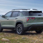 Chevrolet Equinox Activ  2025 en color  Cacti Green. Foto:  Chevrolet 