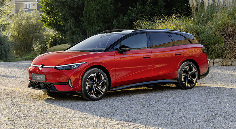 El Volkswagen ID.7 GTX estará disponible en los concesionarios europeos a partir de la primavera. Foto: Volkswagen