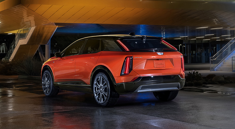 El vidrio trasero cuenta con decoraciones geométricas, un detalle único que no se había visto antes. Foto: Cadillac